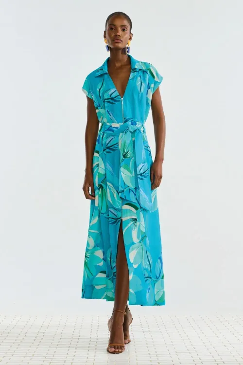 VESTIDO LINHO OÁSIS 