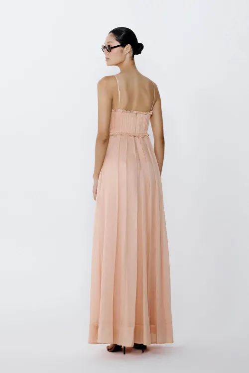 VESTIDO PLISSADO ORGANDY