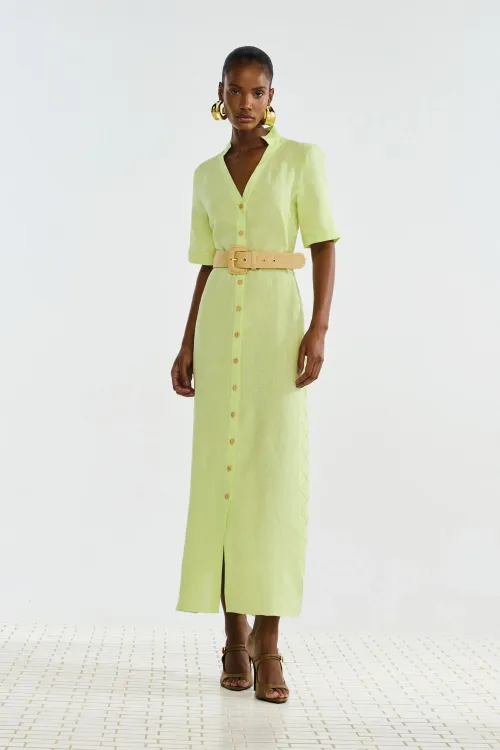 VESTIDO LINHO PERUANO 