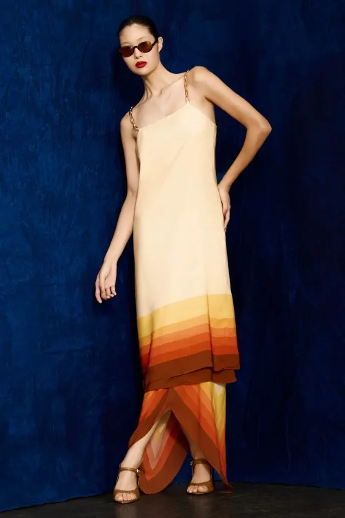 VESTIDO ASSIMÉTRICO REFLEXOS