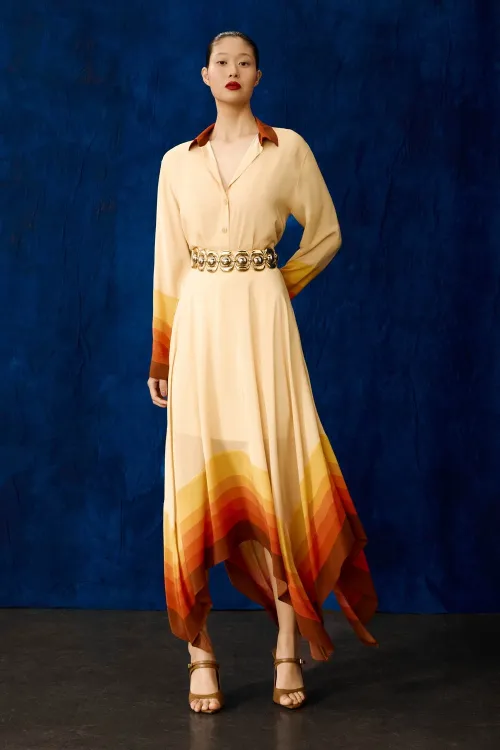 SAIA ASSIMÉTRICA LENÇOS