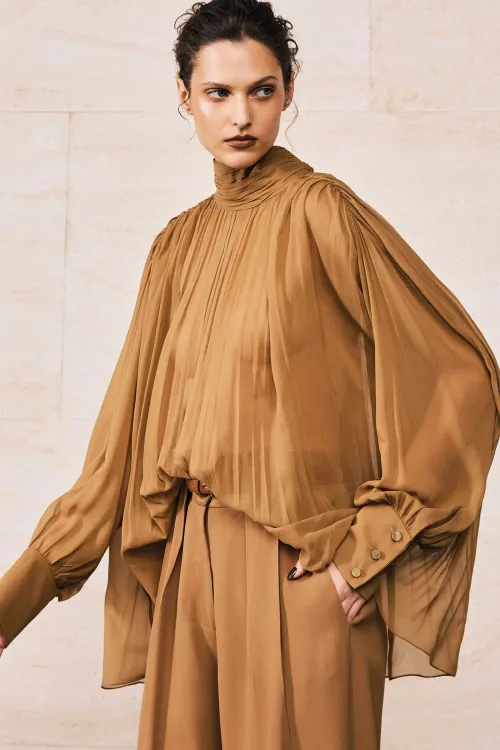 BLUSA GEORGETTE SEDA