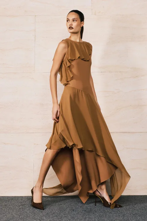 VESTIDO CREPE CRISTAL 