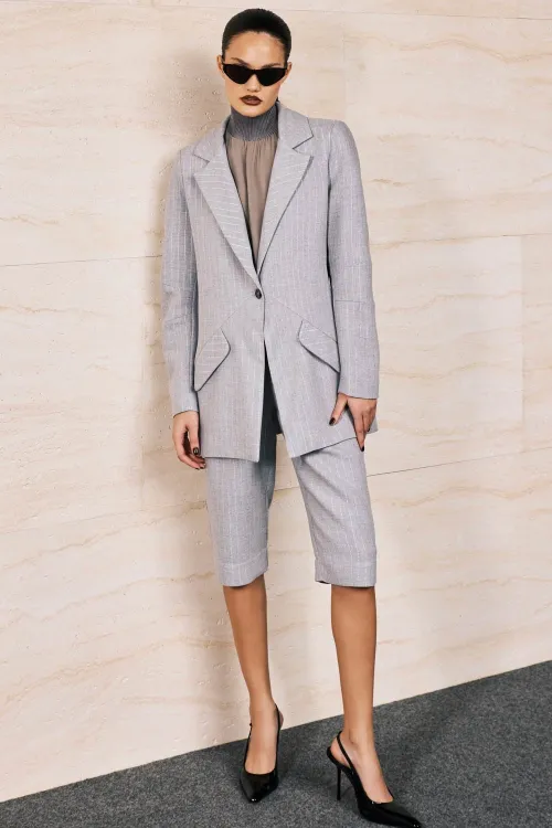 BERMUDA ALFAIATARIA METALIC 