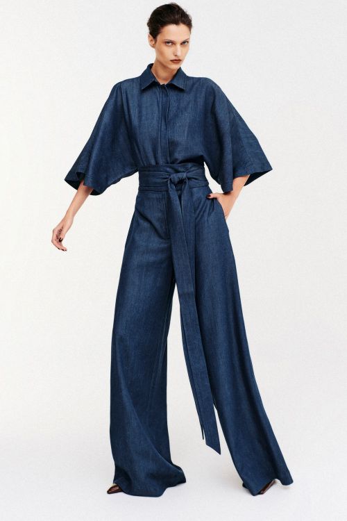 MACACÃO ALFAIATARIA JEANS