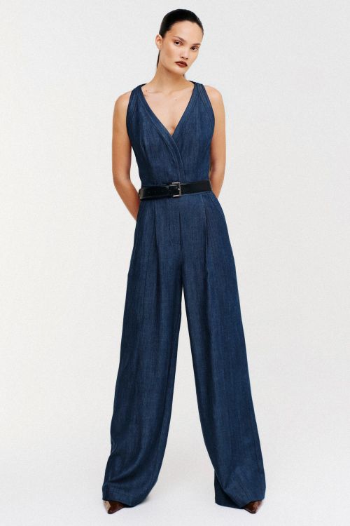 MACACÃO ALFAIATARIA JEANS