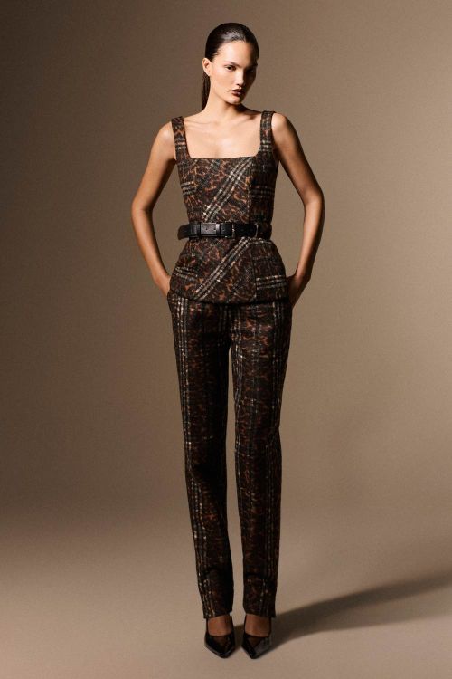 CALÇA ALFAIATARIA LEOPARD 
