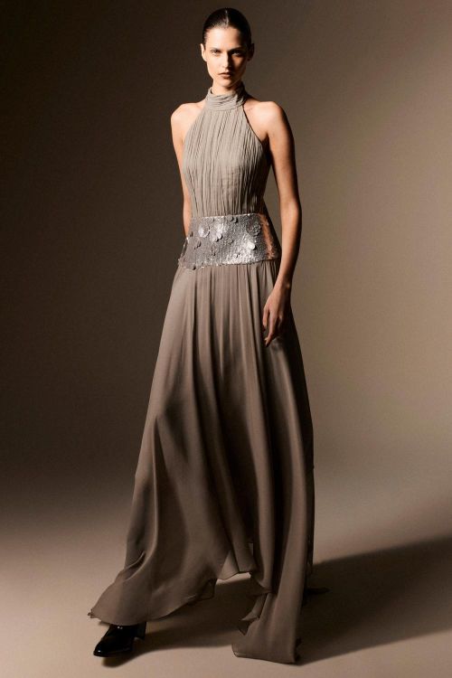 VESTIDO GEORGETTE SEDA