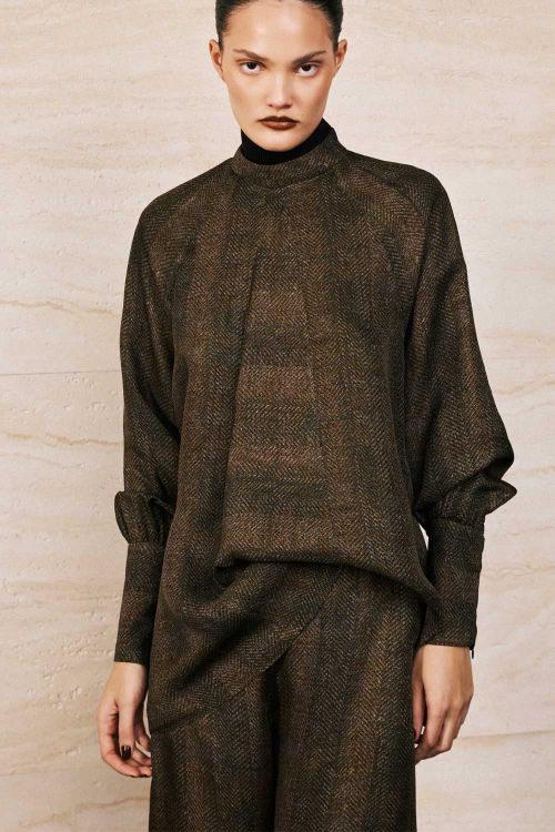 BLUSA CREPE SAFARI 