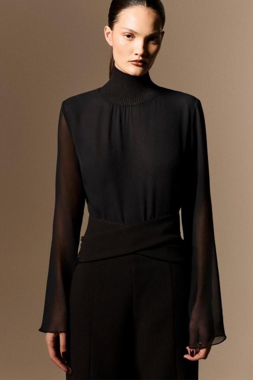 BLUSA GEORGETTE SEDA